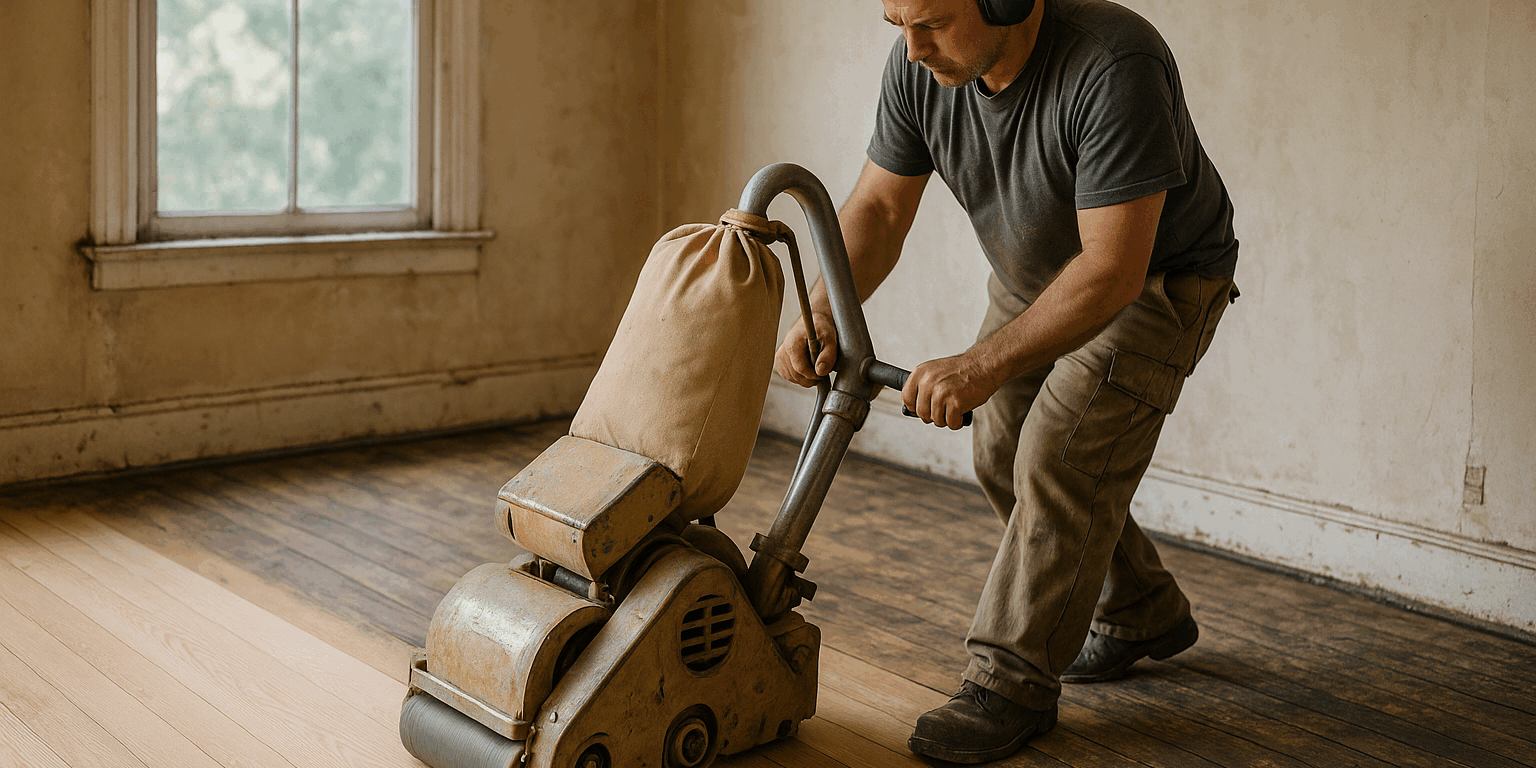 Illustration af Sådan forvandler du dit hjem med afslibning af gamle gulve: En trin-for-trin guide