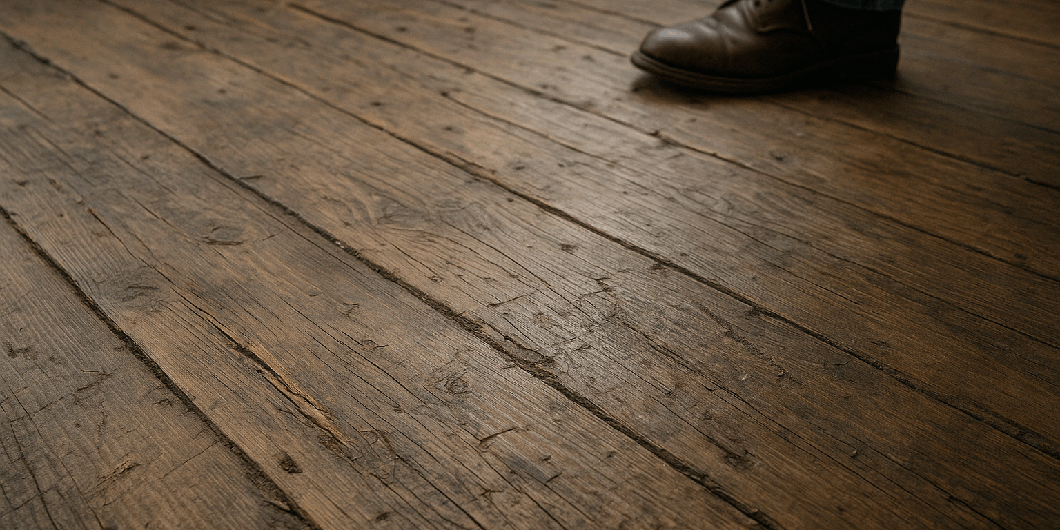 Illustration af Sådan genopfrisker du et slidt trægulv: Effektive løsninger og tips