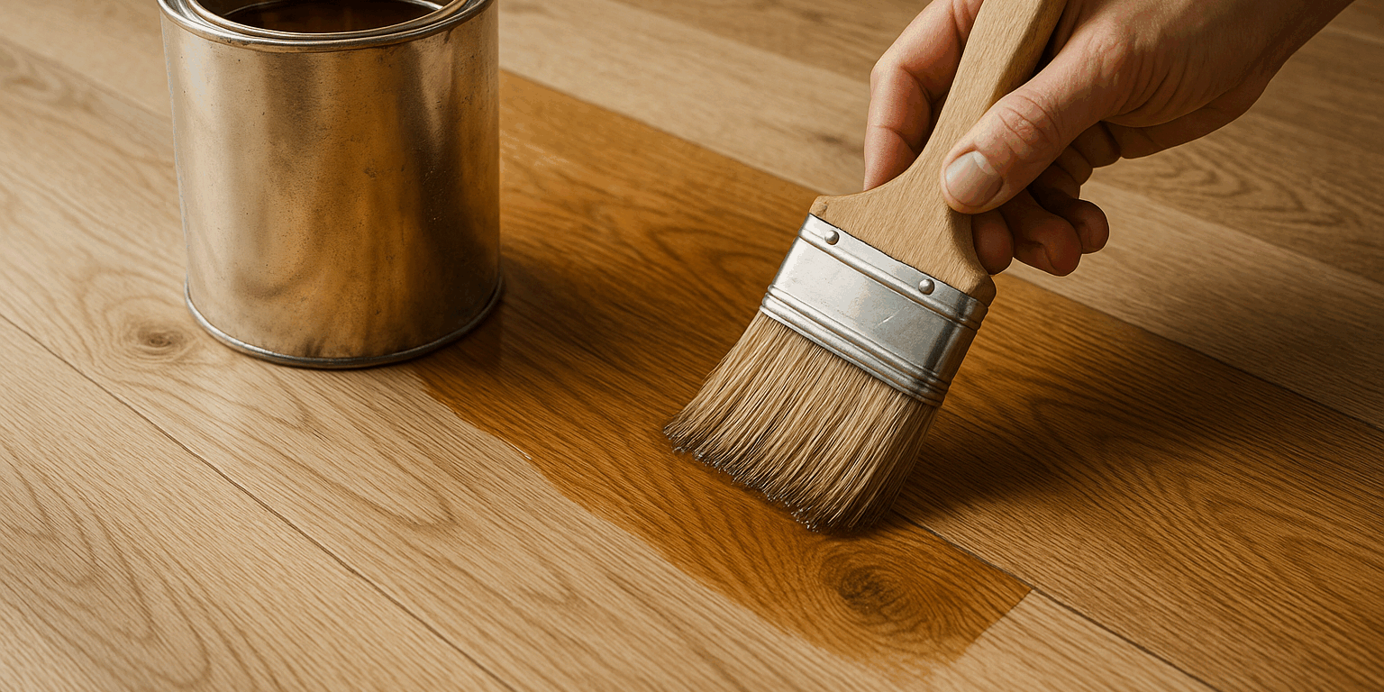 Trægulv olie: Sådan vælger og vedligeholder du den rette olie til dit gulv Illustration af Trægulv olie: Sådan vælger og vedligeholder du den rette olie til dit gulv