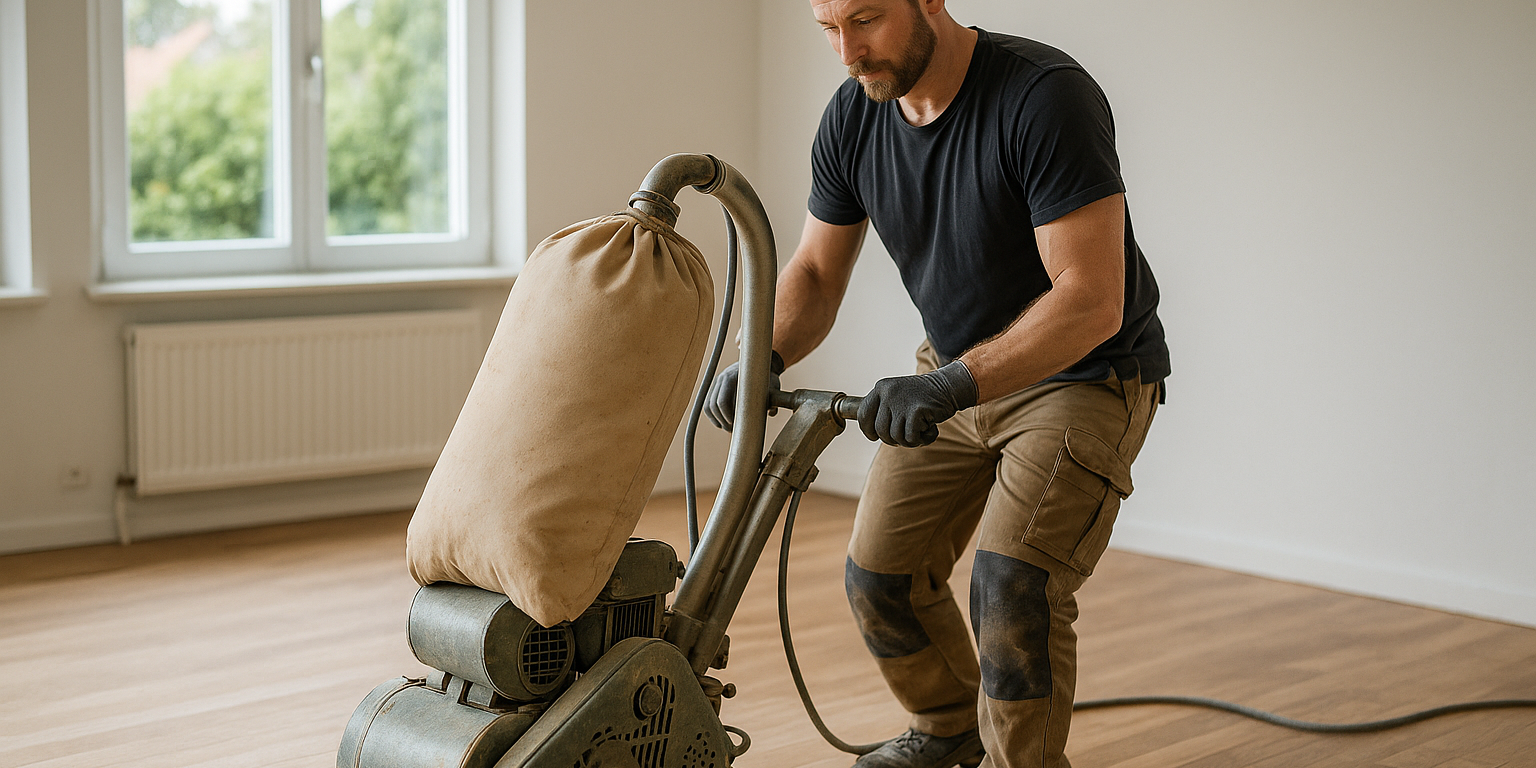 Illustration af Gulvafslibning i Egå: Professionel service med garanti for flotte resultater