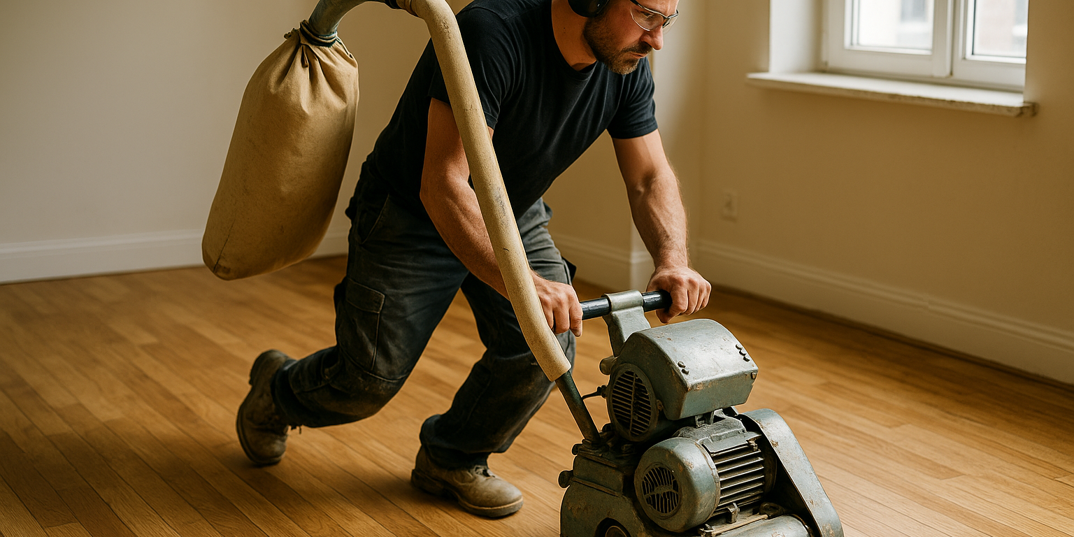 Illustration af Gulvafslibning i Solbjerg: Professionel service til dit hjem