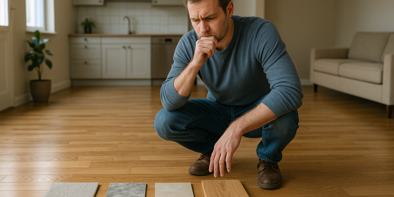 Illustration af Hvilket gulv skal jeg vælge? En guide til at finde det perfekte gulv til dit hjem