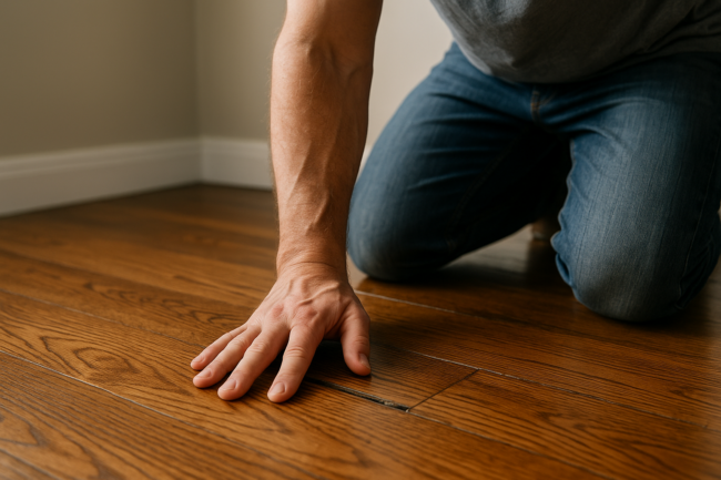 Illustration af Hvorfor knirker mit trægulv? Find årsagerne og løsningerne her