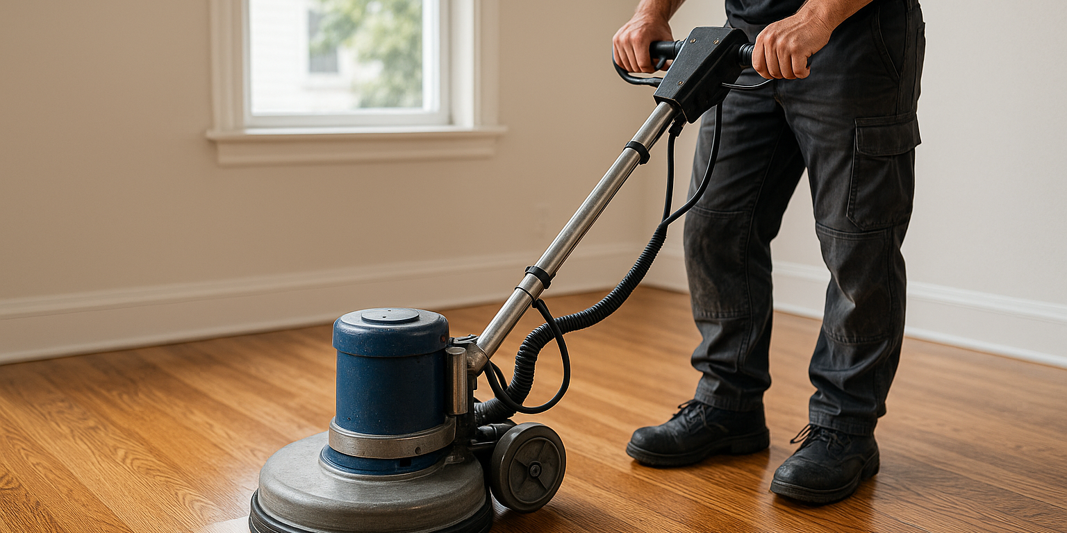 Illustration af Hvorfor vælge professionel gulvvask til dine trægulve?