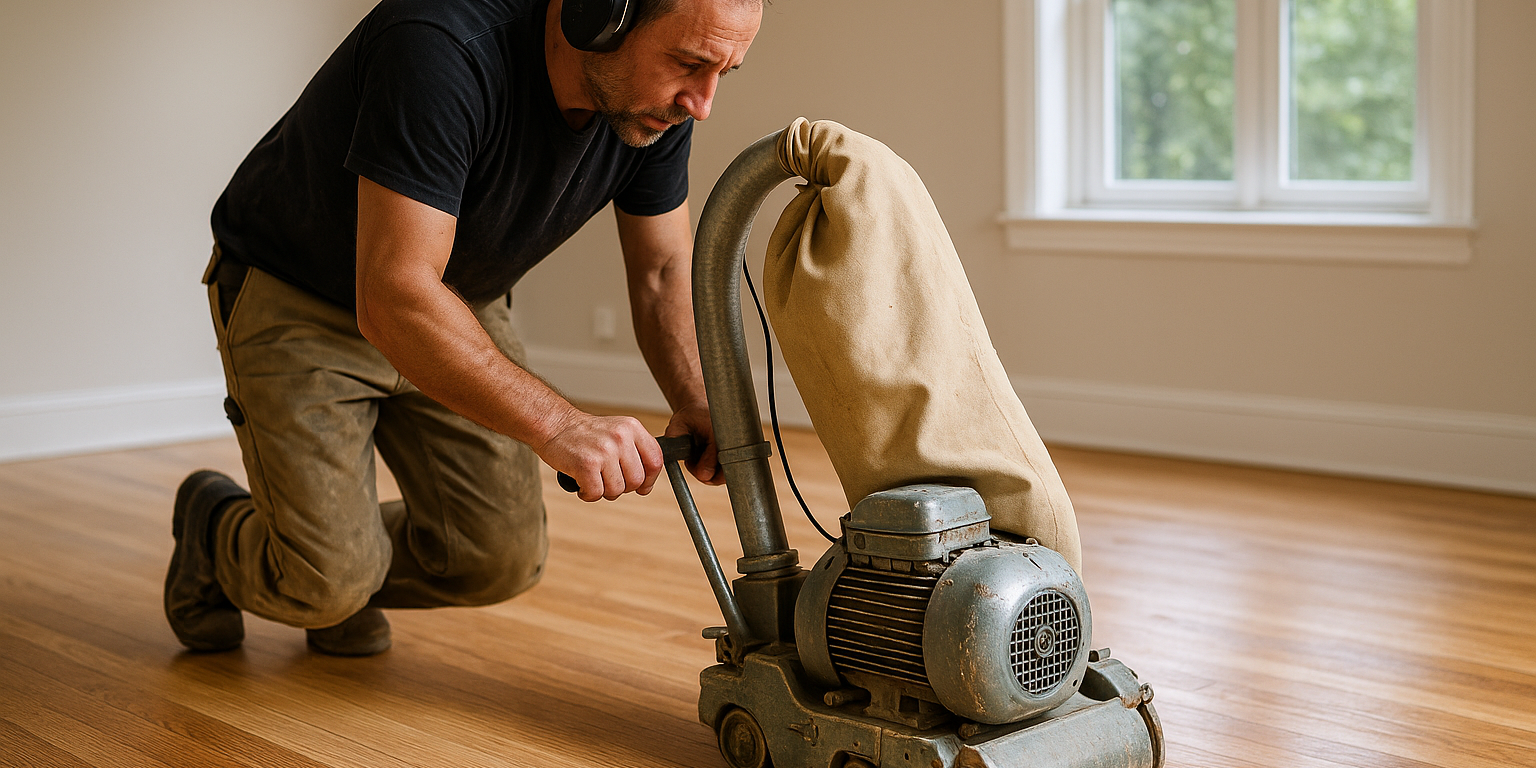 Professionel gulvafslibning: Fordelene ved at vælge eksperter til dit projekt Illustration af Professionel gulvafslibning: Fordelene ved at vælge eksperter til dit projekt