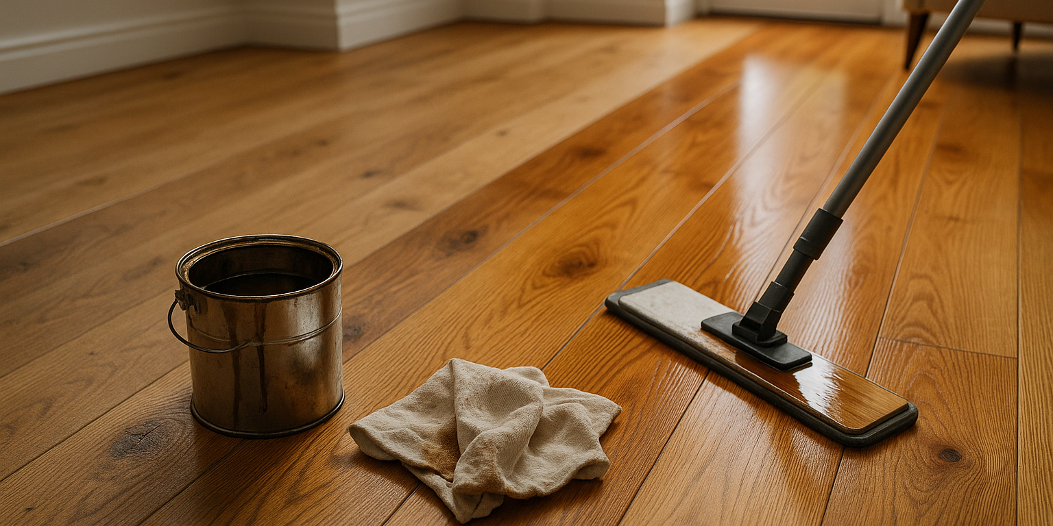 Illustration af Sådan sikrer du lang levetid for dine oliebehandlede gulve: Effektive efterbehandlingstips