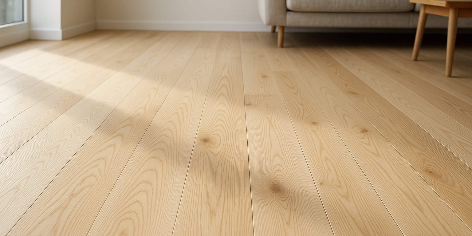 Illustration af Ask plankegulv: Hvad du skal vide før du vælger denne træsort til dit hjem