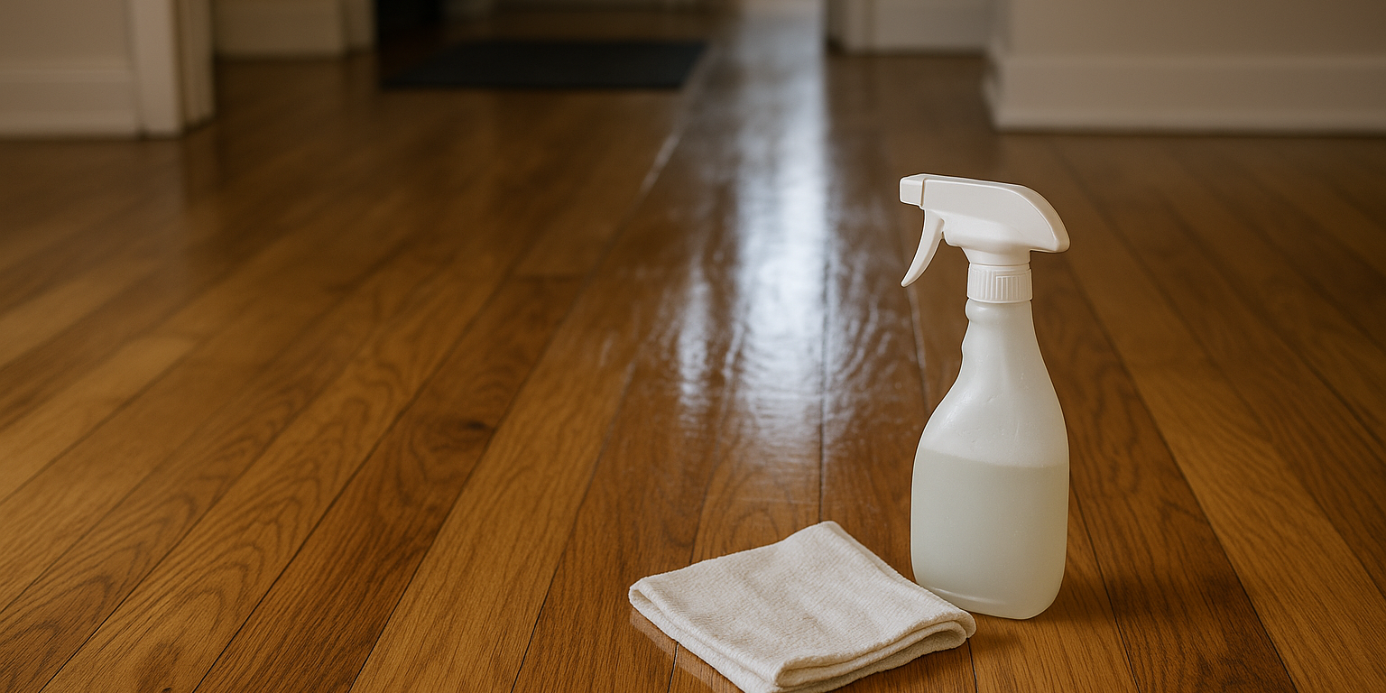 Illustration af Hvad gør man ved glatte trægulve? Effektive løsninger til et mere skridsikkert hjem