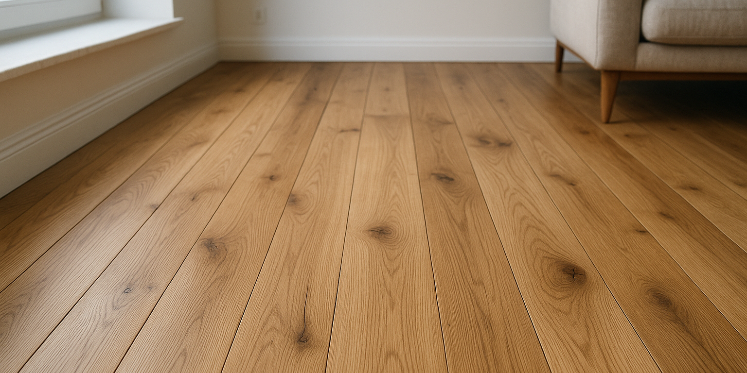 Illustration af Massiv trægulv: Fordele, ulemper og hvornår det er det rigtige valg