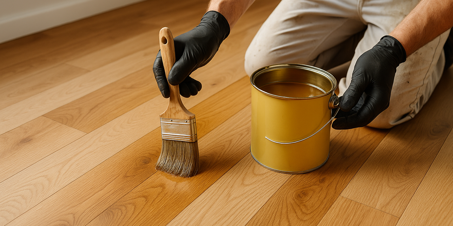 Illustration af Sådan vælger du den rette olie til trægulv: En guide til holdbarhed og skønhed