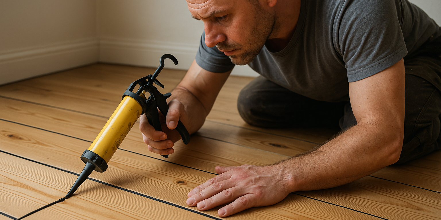 Illustration af Fuge trægulv: Sådan opnår du et professionelt resultat derhjemme