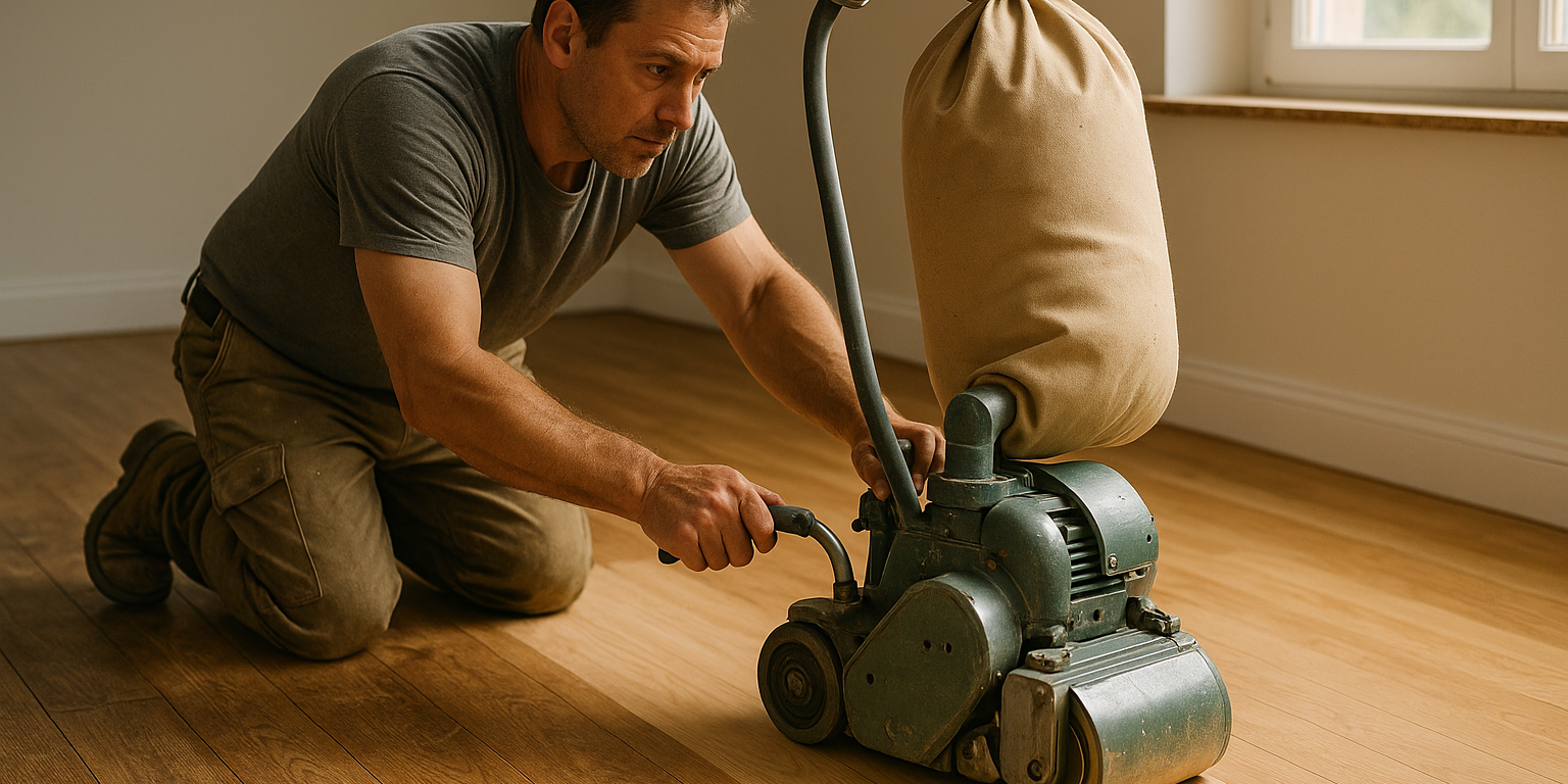 Illustration af Hvad ændrer gulvafslibning ved et gulv? En guide til transformationer og forbedringer