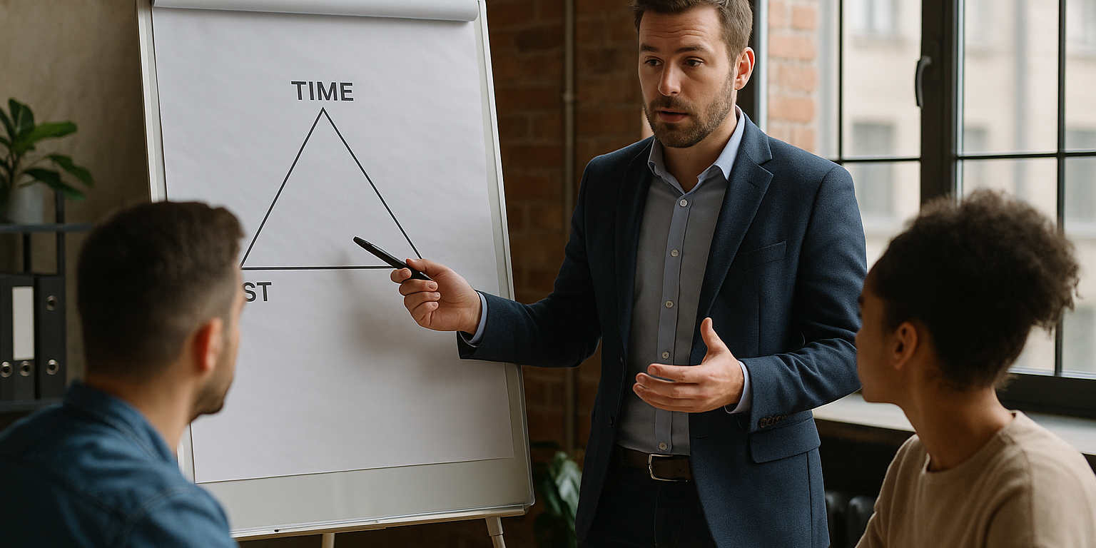 Illustration af Hvad afgør om resultatet bliver vellykket? Nøglen til succes i projektstyring