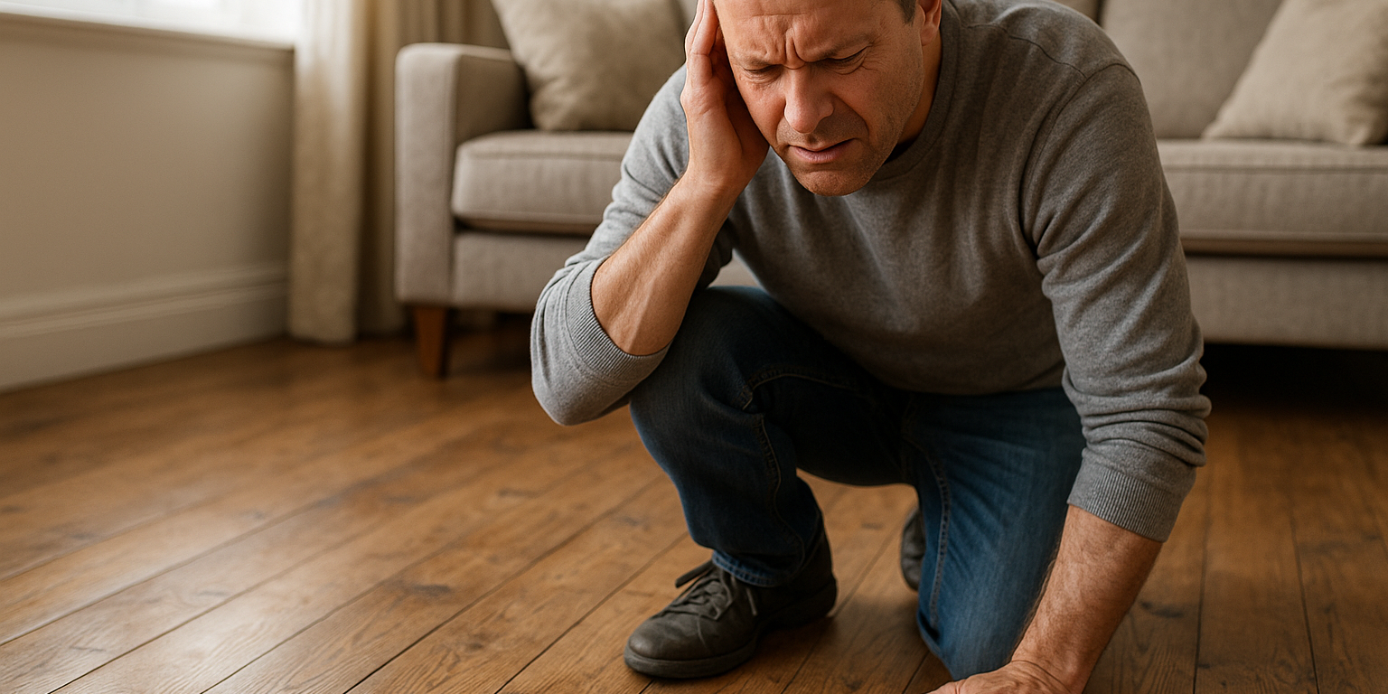 Illustration af Hvorfor knirker mit trægulv? Årsager og løsninger til et stille hjem