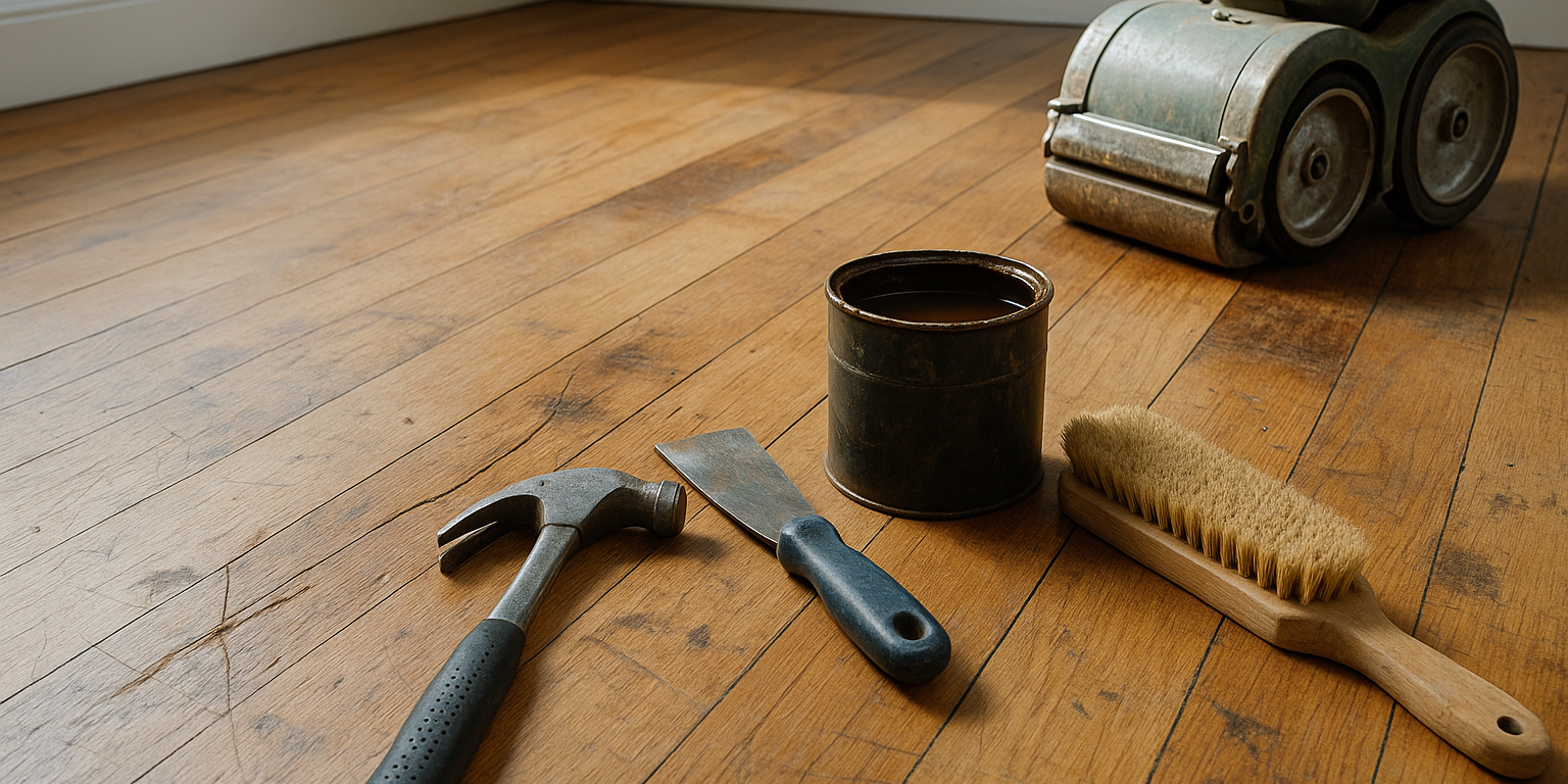 Hvornår skal dit gulv genbehandles? Tegn og tidsintervaller du bør kende Illustration af Hvornår skal dit gulv genbehandles? Tegn og tidsintervaller du bør kende