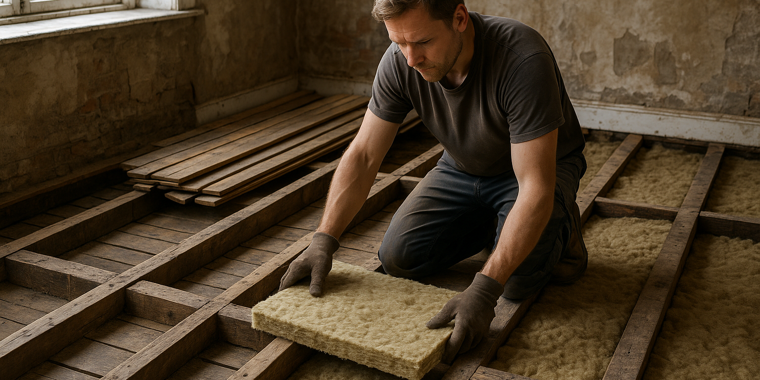 Illustration af Renovering af gulv i ældre hus: Sådan sikrer du energieffektivitet og komfort