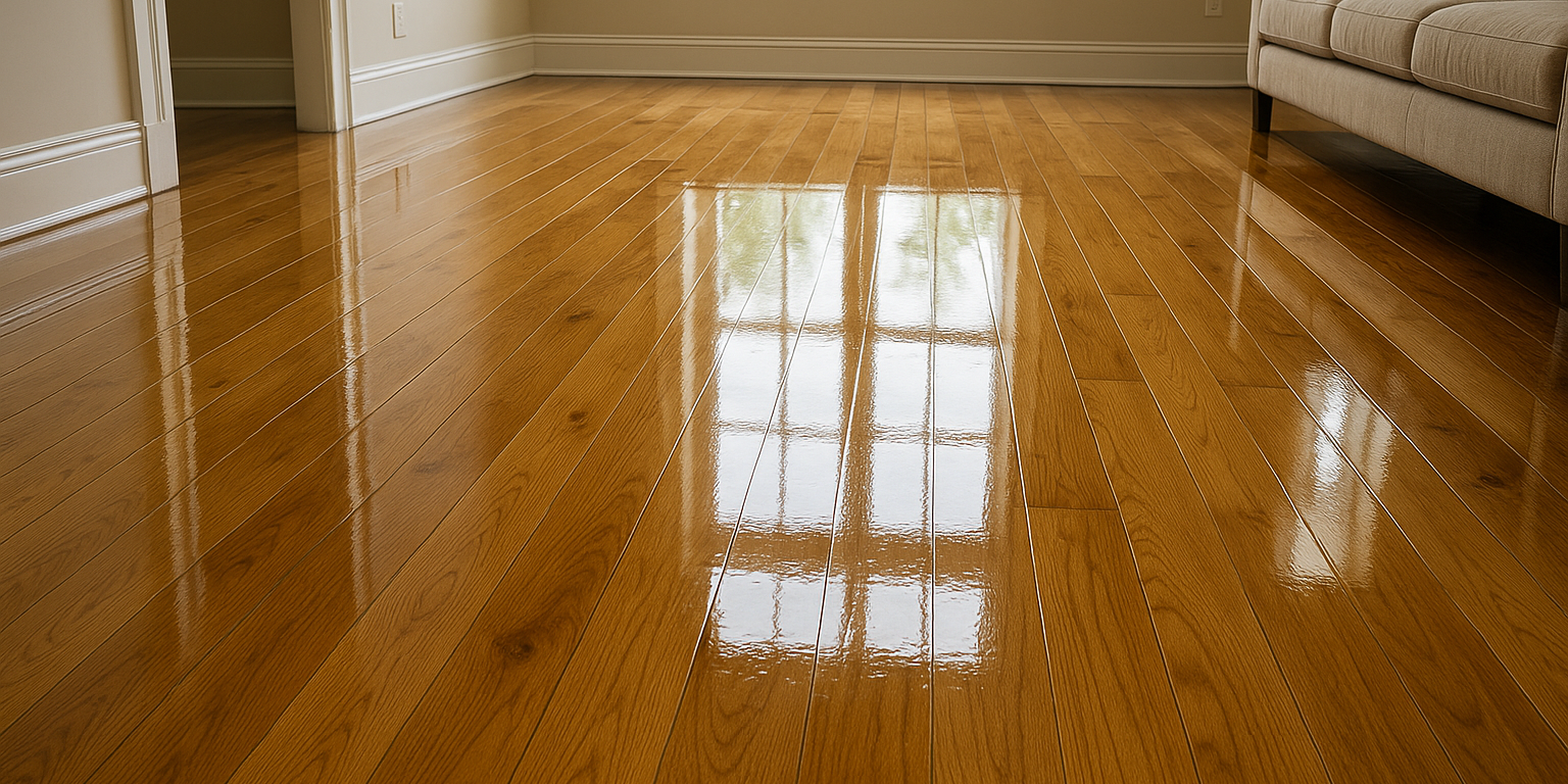 Illustration af Sådan opnår du et smukt blankt gulv: Tips og tricks til vedligeholdelse
