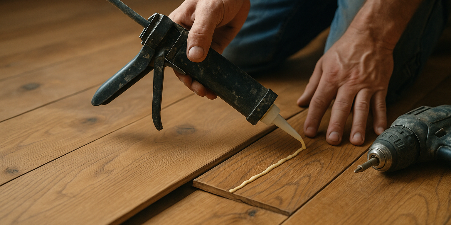 Illustration af Sådan reparerer du løse gulvbrædder: En guide til vedligeholdelse og forebyggelse