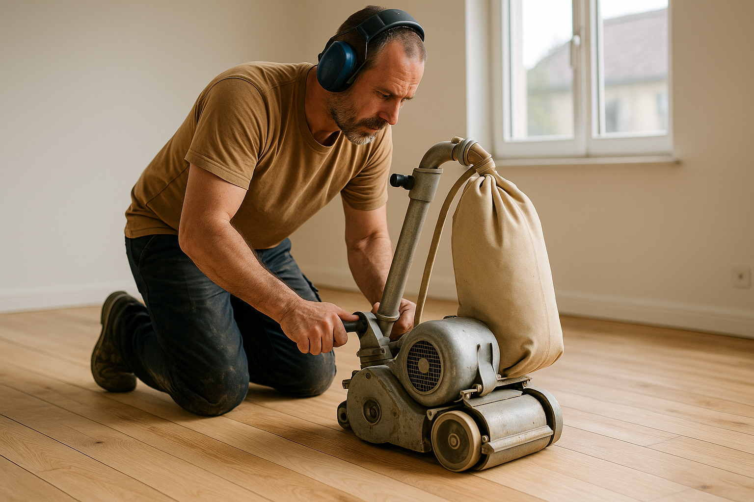 Illustration af Gulvafslibning i Skanderborg: Sådan vælger du den rette professionelle hjælp