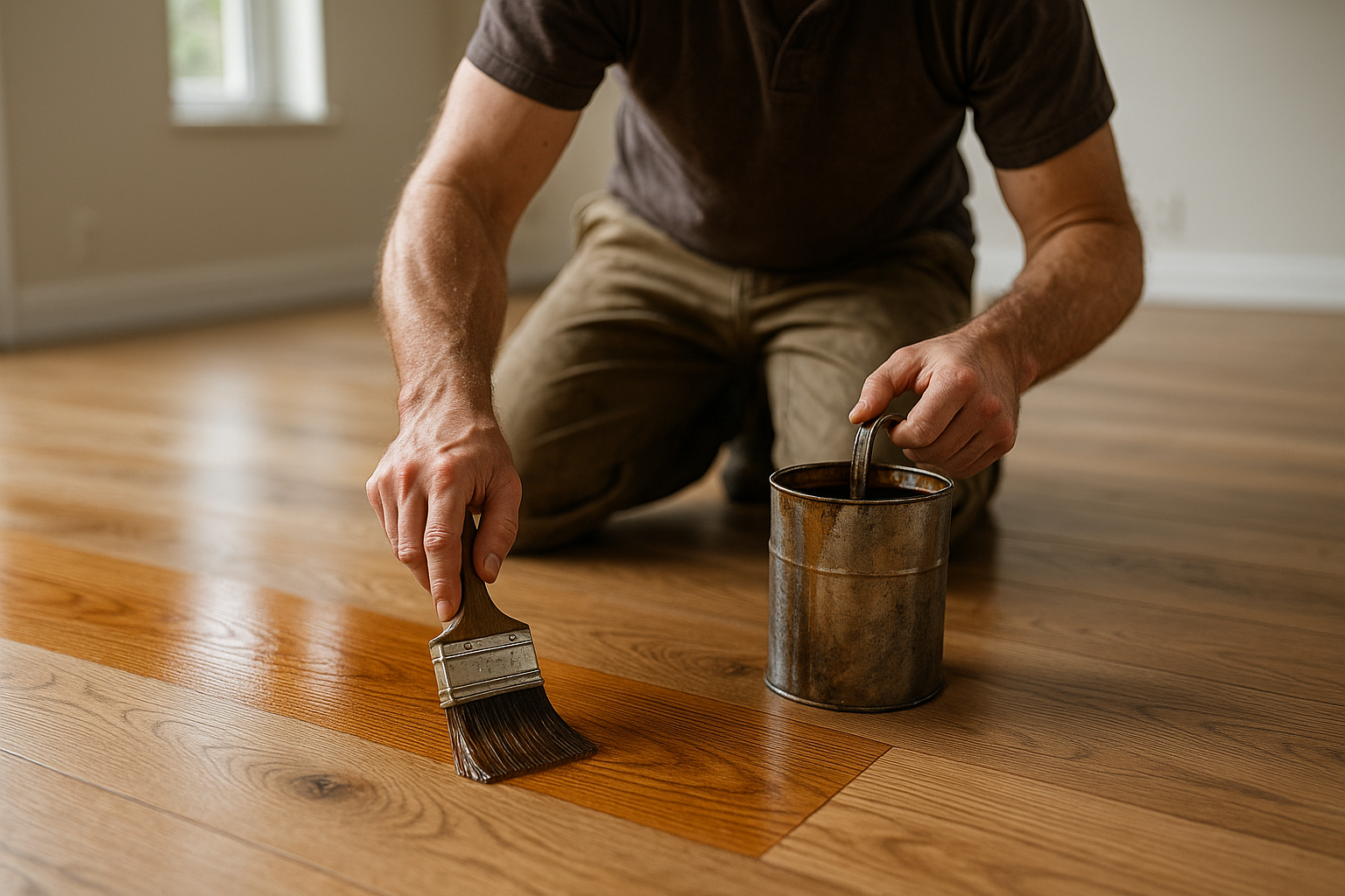 Illustration af Oliebehandling af trægulv: Sådan bevarer du gulvets skønhed og holdbarhed
