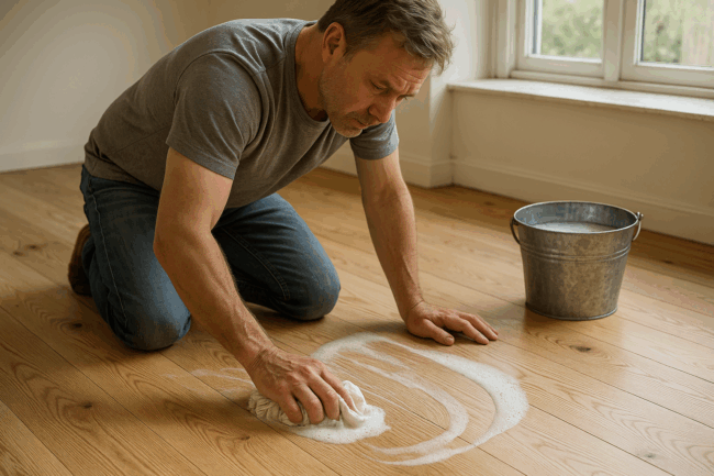 Illustration af Sæbebehandling af trægulv: Sådan opnår du et smukt og holdbart resultat