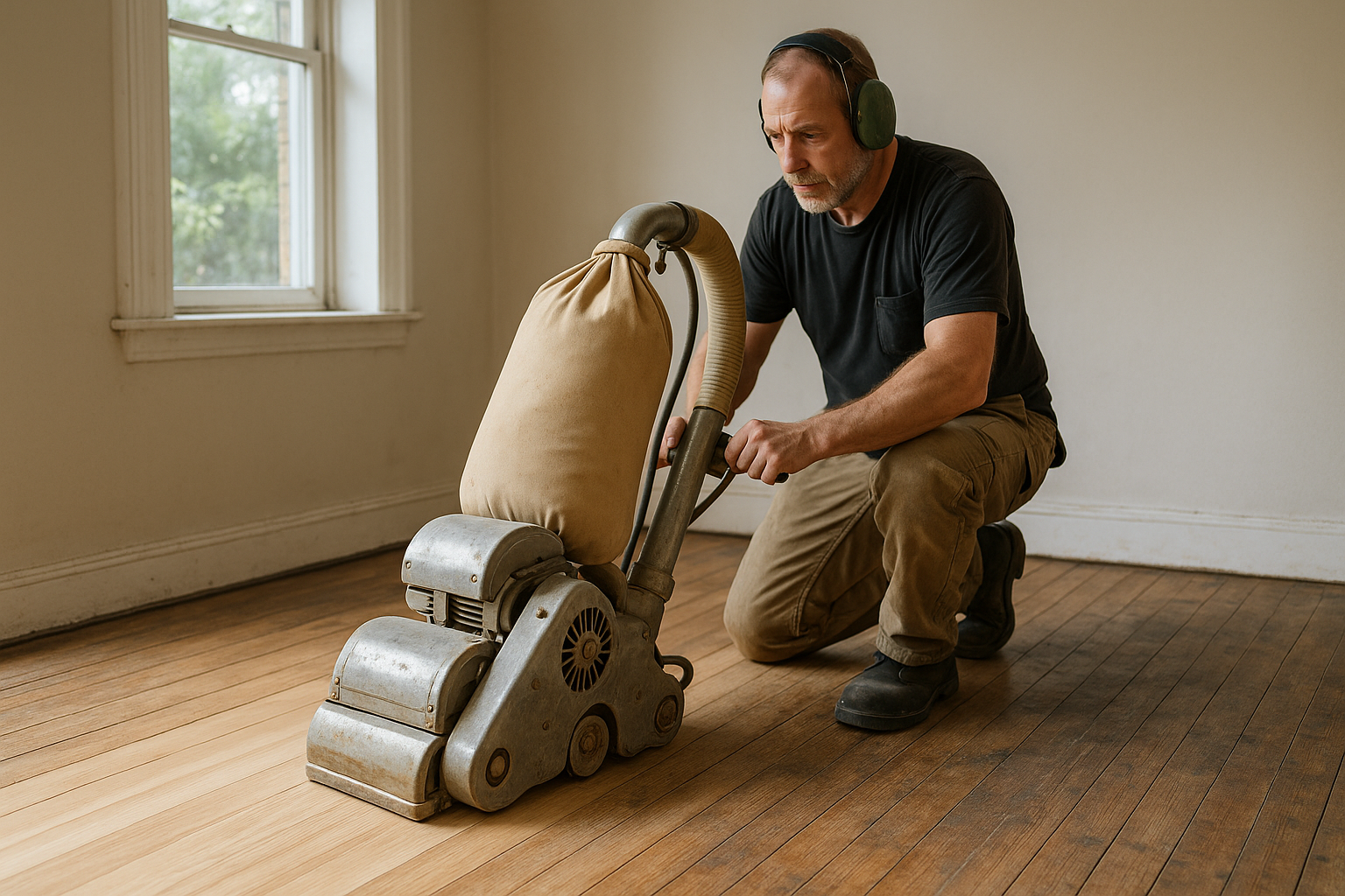 Illustration af Gulvafslibning i Højbjerg: Få det bedste resultat med lokal ekspertise