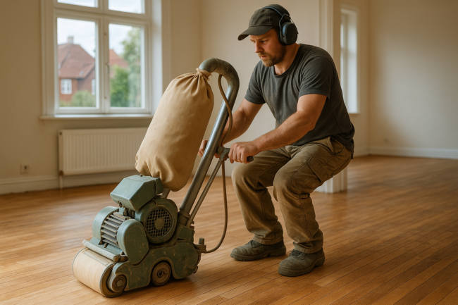 Illustration af Gulvafslibning i Skødstrup: Professionel kvalitet og lokale eksperter