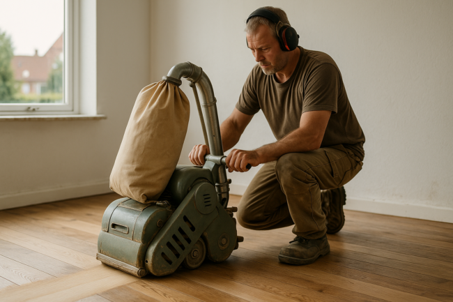 Illustration af Gulvafslibning i Tranbjerg: Hvorfor vælge en lokal ekspert?