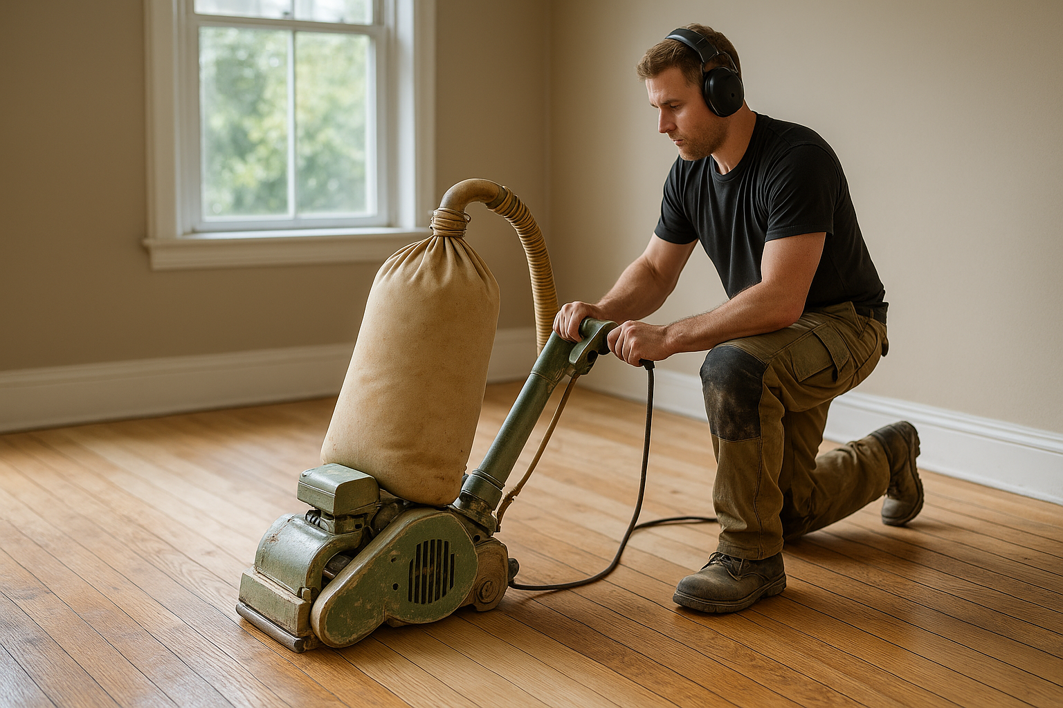 Gulvafslibning i Viby: Få dit trægulv til at skinne igen med professionel hjælp Illustration af Gulvafslibning i Viby: Få dit trægulv til at skinne igen med professionel hjælp