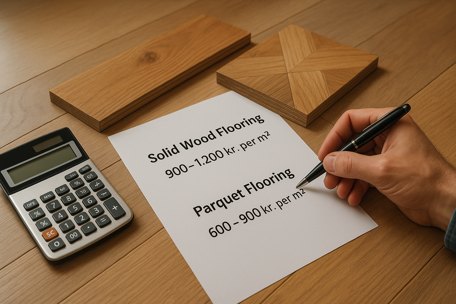 Illustration af Hvad koster et nyt trægulv? Få overblik over priser og muligheder