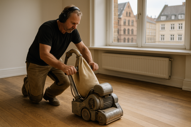 Illustration af Slibning af gulv i Aarhus: Sådan vælger du den rette professionelle hjælp