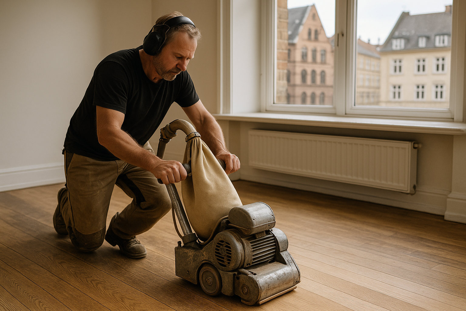 Illustration af Slibning af gulv i Aarhus: Sådan vælger du den rette professionelle hjælp