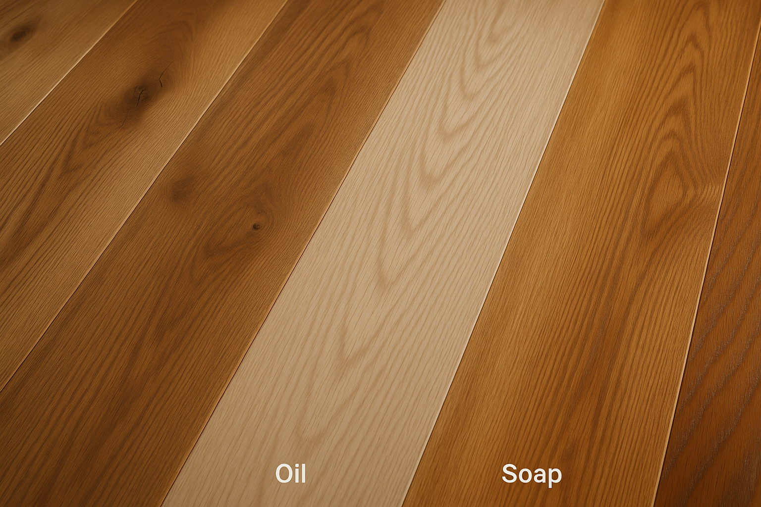 Illustration af Behandling af egetræsgulv: Sådan vælger du den bedste metode