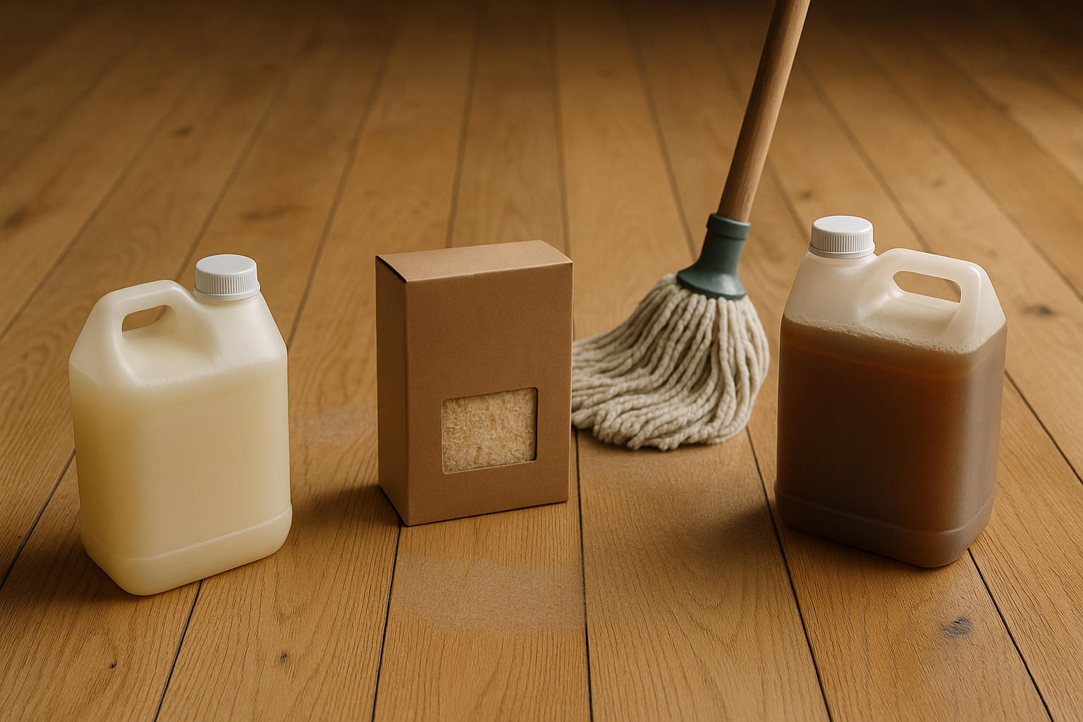 Illustration af Hvordan vælger du den bedste sæbe til trægulv? Få eksperttips her