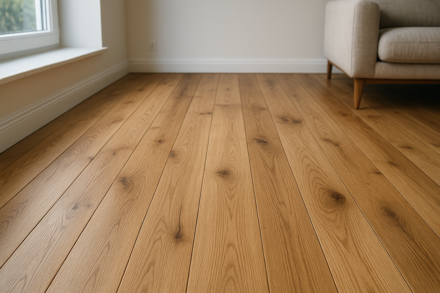 Illustration af Massiv trægulv: Fordele, ulemper og hvornår det er det rigtige valg