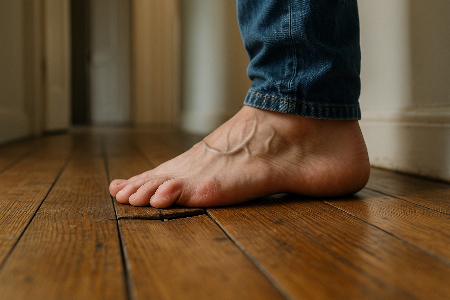 Illustration af Trægulv der knager: Sådan løser du problemet effektivt