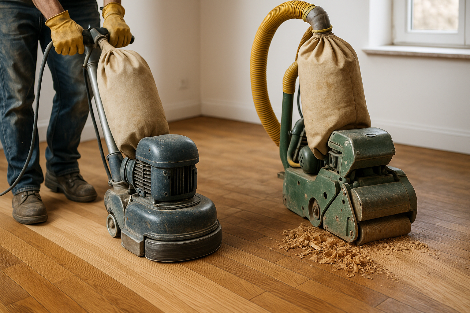 Illustration af Hvad er forskellen på slibning og afhøvling? Få klarhed her