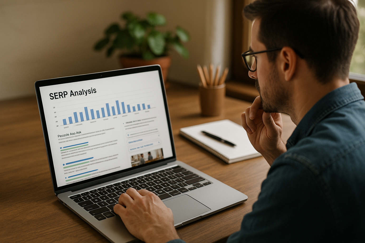 Hvordan udfører man en SERP-analyse: En trin-for-trin guide til SEO-optimering Illustration af Hvordan udfører man en SERP-analyse: En trin-for-trin guide til SEO-optimering