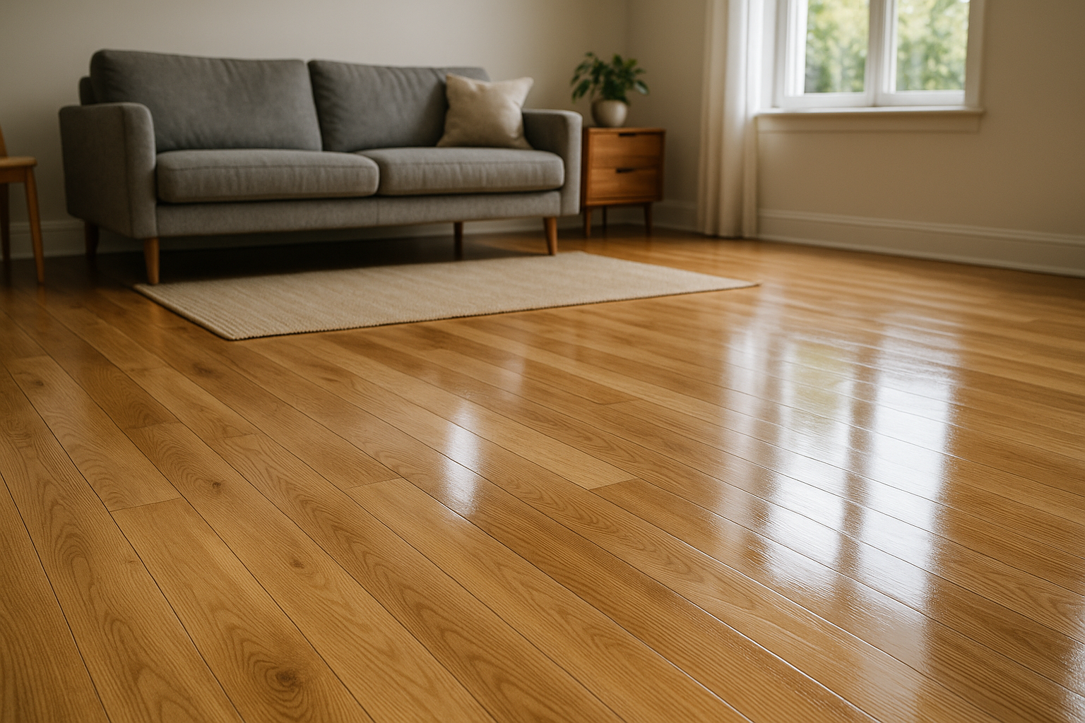 Illustration af Sådan får du et flot gulv: Tips til vedligeholdelse og behandling