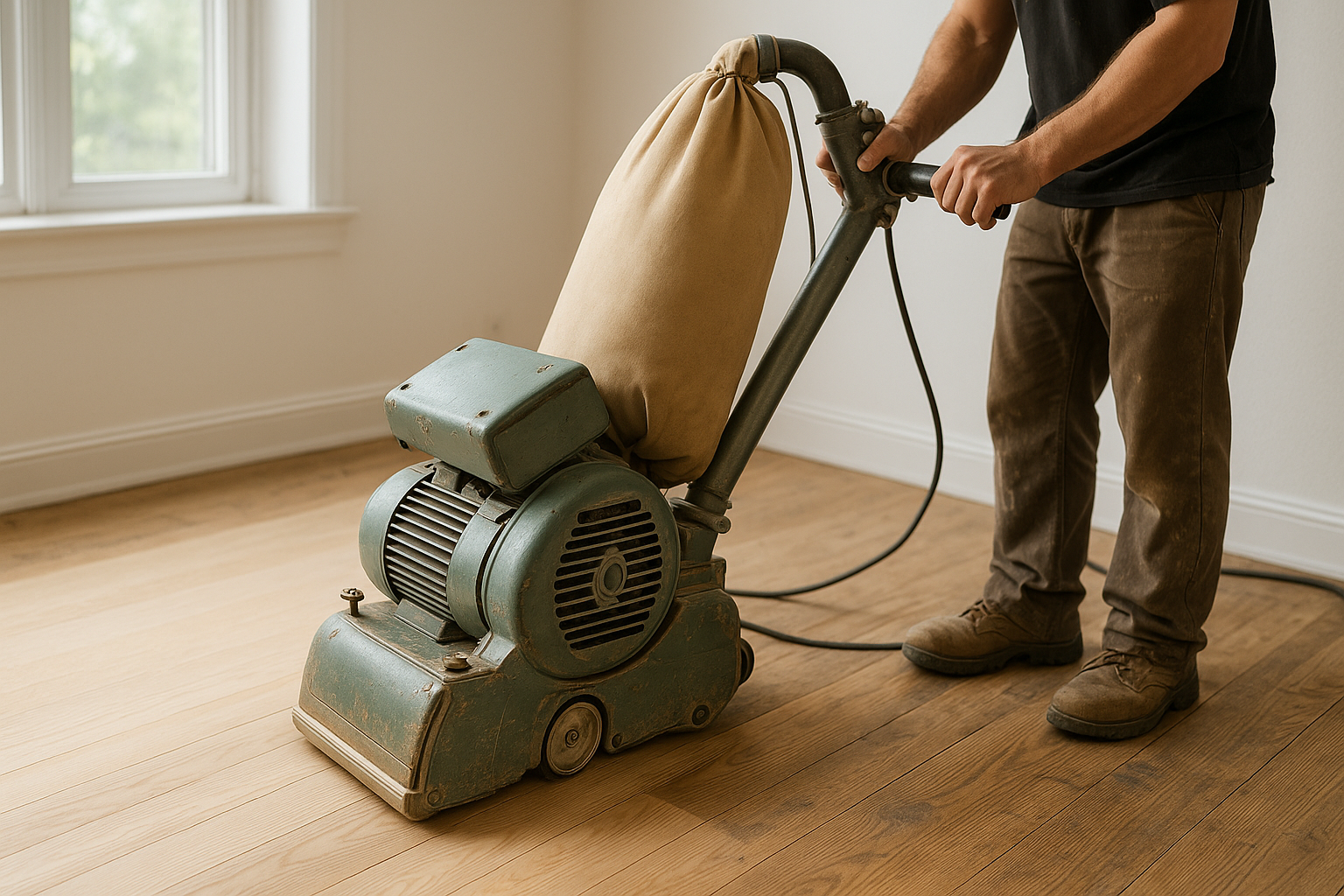 Illustration af Slebet gulv: Sådan får du det bedste resultat med professionel hjælp