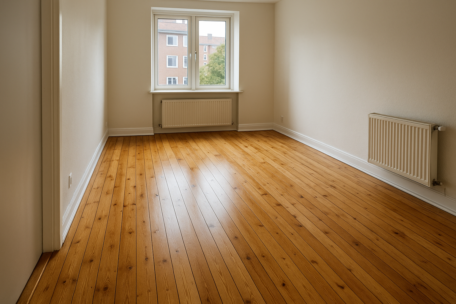 Illustration af Det bedste gulvvalg til din udlejningsejendom: Holdbarhed og økonomi i fokus