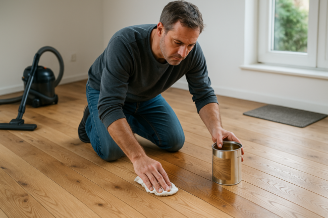 Illustration af Hvordan plejer man plankegulv: En trin-for-trin guide til langvarig skønhed